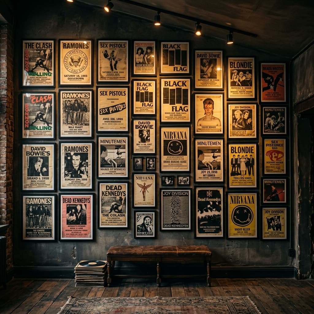 Punk & Rock Wall Art Display Strategies