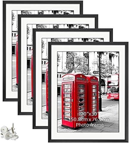 Matte Black Poster Frames (24x36)