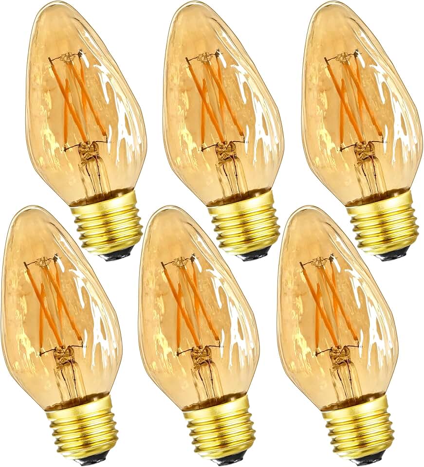 Dimmable Warm / Amber LED Bulbs (2700K)